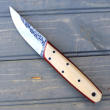 Load image into Gallery viewer, Loon (Cream Burlap/Ruby G10)