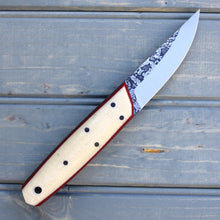 Load image into Gallery viewer, Loon (Cream Burlap/Ruby G10)