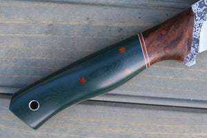 Badger (Turkish Walnut/Forest Green G10)