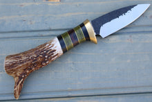 Load image into Gallery viewer, HT Shrike (Brass/Ironwood/Micarta/Whitetail)