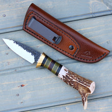 Load image into Gallery viewer, HT Shrike (Brass/Ironwood/Micarta/Whitetail)