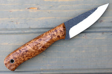Load image into Gallery viewer, Falcon (Black Ash Burl/Tapered Tang)