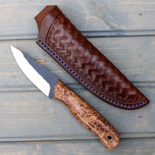 Load image into Gallery viewer, Falcon (Black Ash Burl/Tapered Tang)